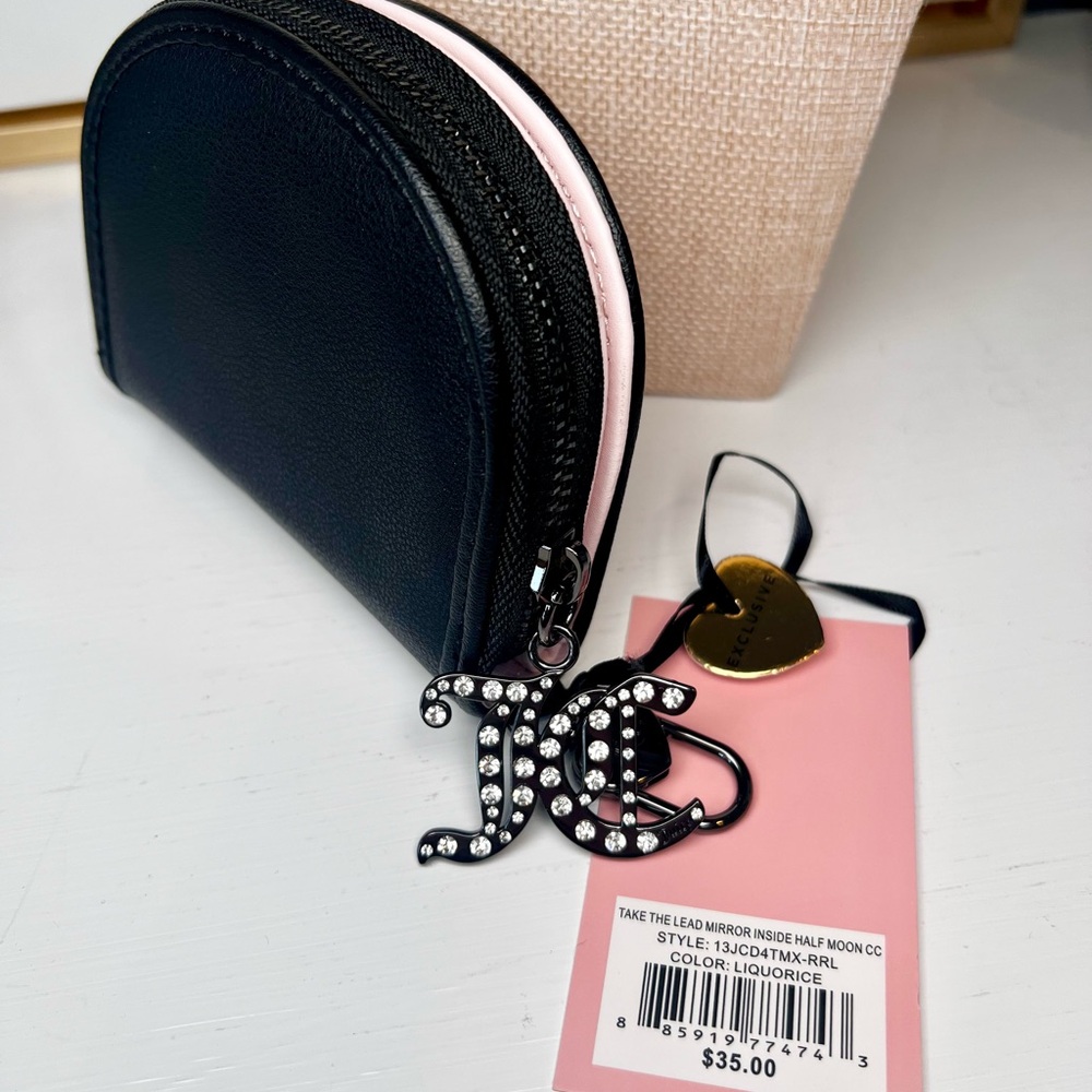 Juicy Couture Wallet "Take The Lead" Half-moon Card Case - Picture 5 of 6